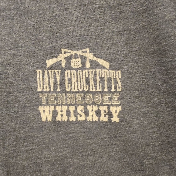Davy Crockett’s Tennessee Whiskey Graphic Tee - Gray - XL - Picture 5 of 5